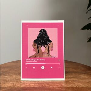 WAP Cardi B Meghan The Stallion Art Print